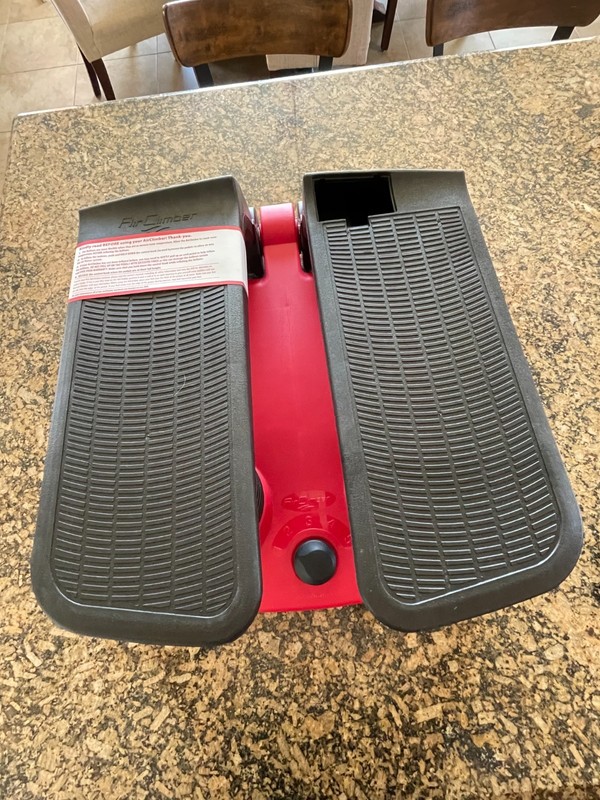 Air Stepper Air Climber Exercise Fitness Thigh Machine with Bungee Cord 5 Levels