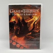 Game of Thrones Conquest And Rebellion DVD, 2017 An Animated History
