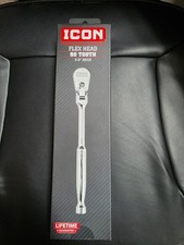 ICON (R2F) 3/8" DRIVE PROFESSIONAL LOW PROFILE 90 TOOTH RATCHET-BRAND NEW 58591