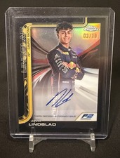 2025 Topps Chrome F1 Arvid Lindblad Auto Blac...