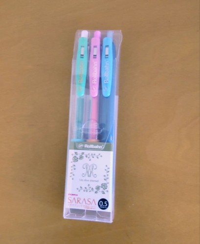 Zebra Sarasa Clip Rollbahn Collaboration Gel Ballpoint Pen 3 Color Set K