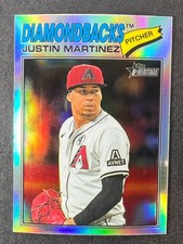 2026 Topps Heritage Chrome Refractor Justin Martinez #263