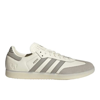adidas Samba Messi Indoor Soccer Mens Grey, Off White Sneakers Athletic Shoes JQ