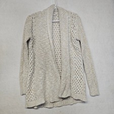 Cat  Jack Beige Oatmeal Girls Cardigan Sweater size Small