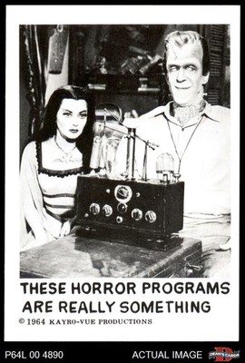 1964 Leaf Munsters #10 These Horror Programs are Really 8 - NM/MT