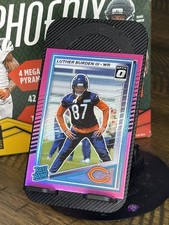 Panini Donruss Optic Rated Rookie Luther Burden III Pink Prizm #395 Bears NFL