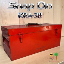 Vintage Snap-on Kra-30 Red Tool Box 1959 Kta-4 Tray 1970 Good Condition Lk Vintage Snap-on Kra-30 Red Tool Box 1959 Kta-4 Tray 1970 Good Condition Lk