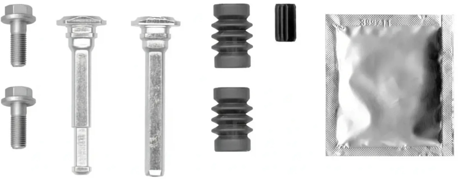 Fits QUICK BRAKE 113-1385X GUIDE SLEEVE KIT, BRAKE CALIPER - Image 6
