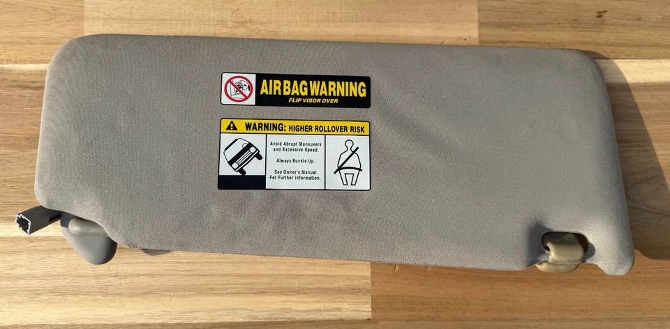 Parasol lado del conductor gris iluminado LH parasol Acura RDX 2007-2012 FABRICANTE DE EQUIPOS ORIGINALES Foto 3 de 3