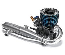 1FH01 O.S. Speed B21 Drake 4 AD4 Motore Ceramico DLC + Marmitta 2090 1:8 Buggy