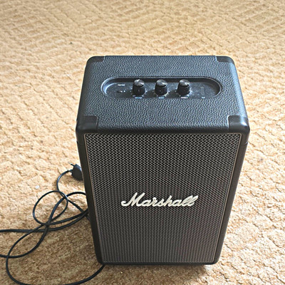 Marshall Tufton tragbares Lautsprechersystem Schwarz Bluetooth USB AUX HDMI