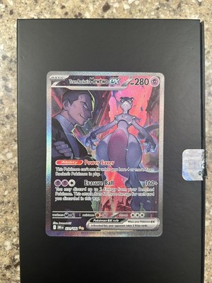 Pokémon TCG Team Rockets Mewtwo EX Special Illustration Destined Rivals. WONT 10