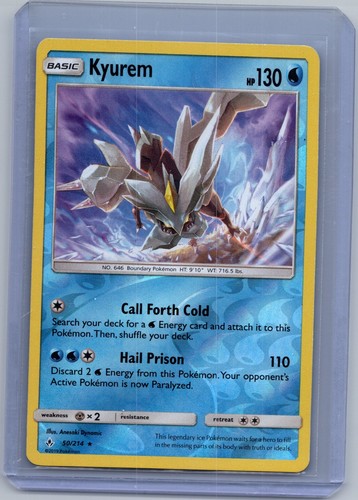 Kyurem Holo Rare SM - Unbroken Bonds 50/214 LP