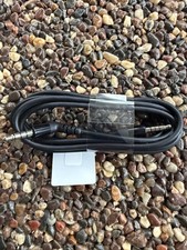 NEW Black Speaker/Audio Cable - 4 ft cord (Male to Male 3.5mm [1/8"] SLIM)