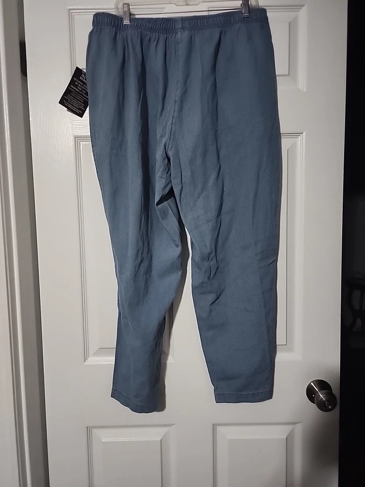 NWT Woman Within Straight Leg Pull-On Stretch Denim Jeans 20W - Image 4 of 4