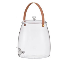 5/15L Plastic Cold Water Jug ​​Beverage Dispenser with Stainless Steel Faucet an