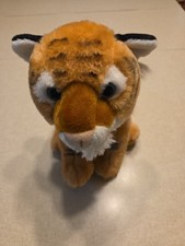 Wild Republic Plush 13" Tiger Orange Black Stripes Big Cat
