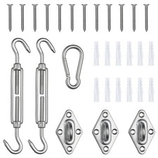 Parasol przeciwsłoneczny Żagiel Trójkąt Zestaw okuć 5" Antykorozyjne Akcesoria ze stali nierdzewnej