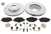 Mapco Bremsensatz Scheibenbremse 47810HPS FüR Mercedes W211 Klasse S211 Model