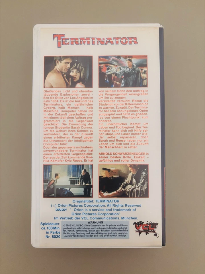 Terminator  VHS  - Bild 2 von 4