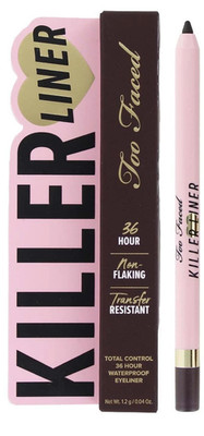 Too Faced Killer Black Killer Liner Total Control 36 Hr Gel Waterproof Eyeliner 