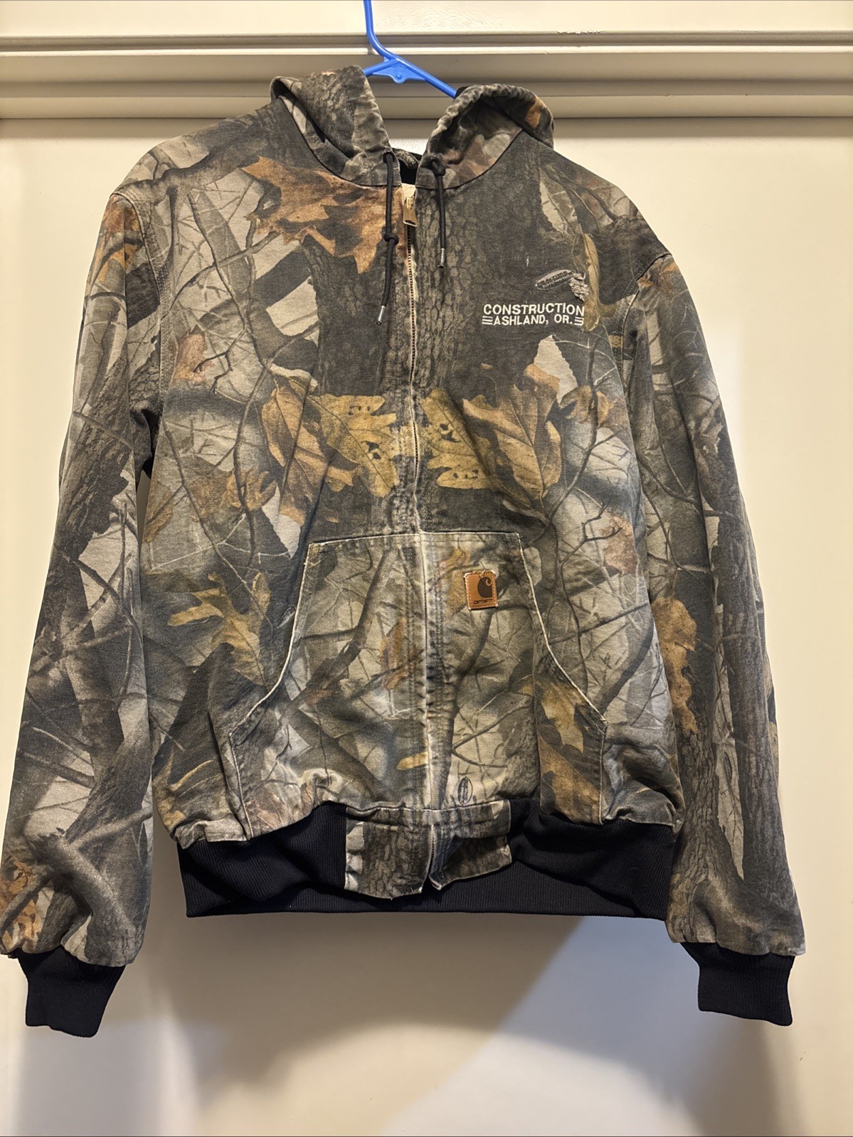 Vintage Carhartt J144 CMO Jacket Mens Medium Reg.Realtree Camouflage Hooded Coat