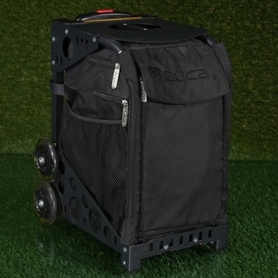 ZUCA Black Insert Bag and Black Frame Rolling Bag Wheeled
