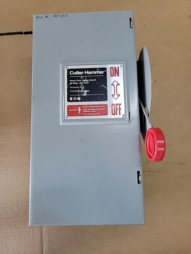 Eaton DH321FGK Fusible Disconnect 30A 240V 3P NEMA: 1 Heavy Duty Safety Switch