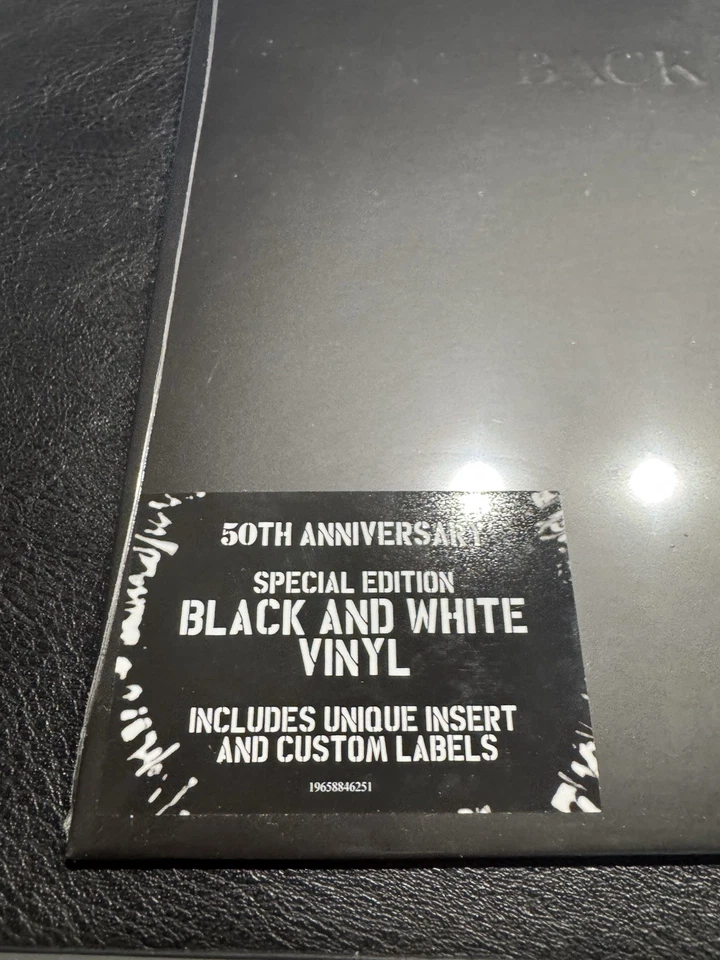 AC DC Back in Black - White & Black Vinyl Record 2024 50th Anniversary - NEW - Bild 3 von 4