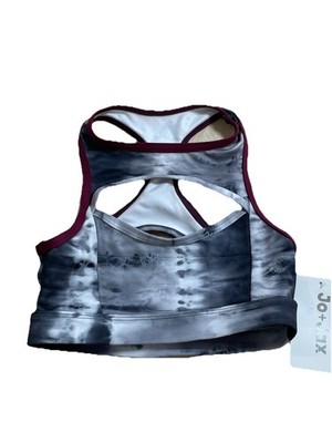 Jo+Jax Women s Pullover Wireless Illusion Top Size XS Gray New