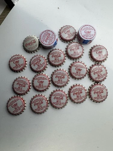 Vintage Coca-Cola Canada Win Cold Cash Letter Cap Lot  Coke Sprite 1980s