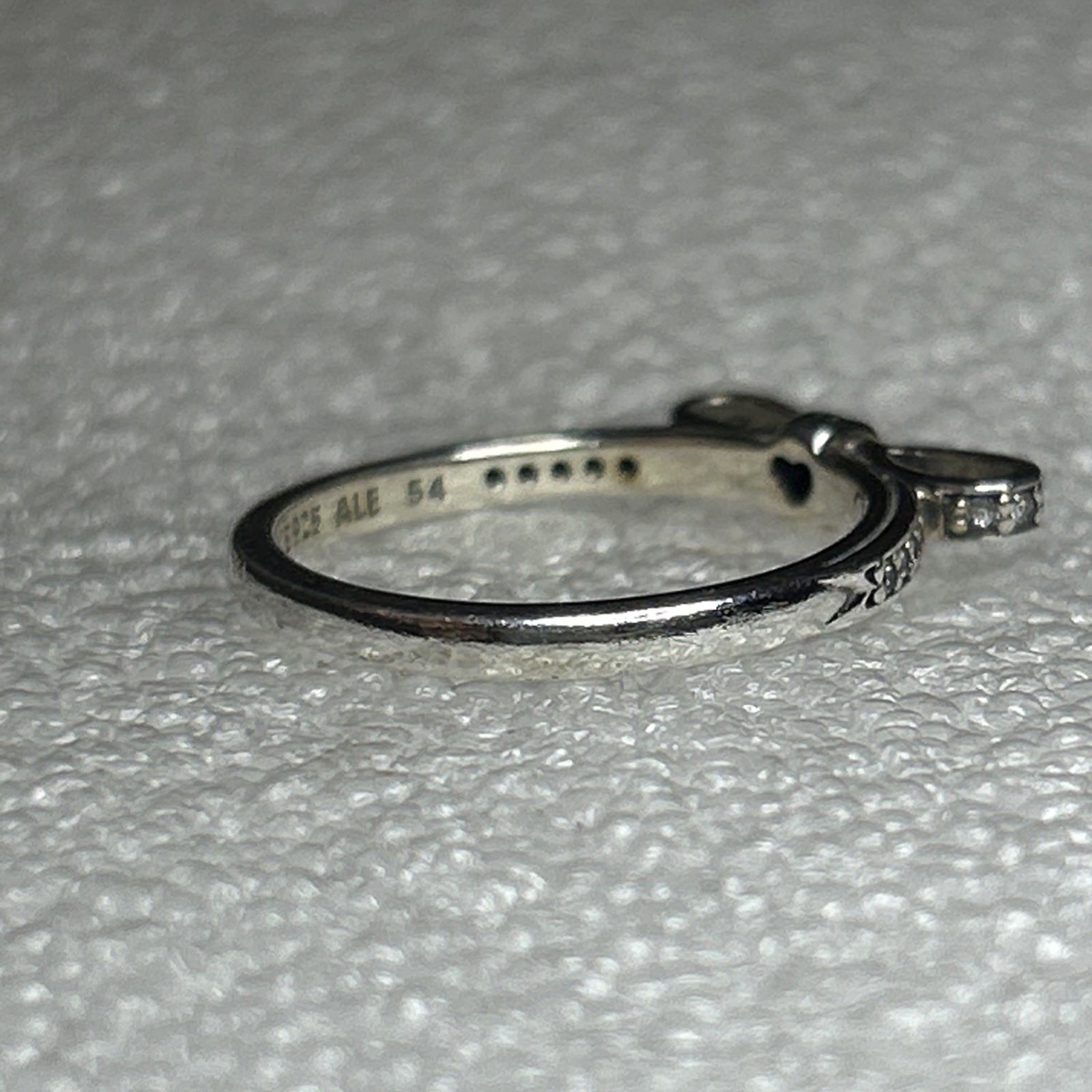 Authentic Pandora 🌟 Stackable Bow ring 🌟190906C… - image 3