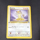 Pokémon Meowth Jungle Common 1st Edition 50 HP 56/64 English Regular