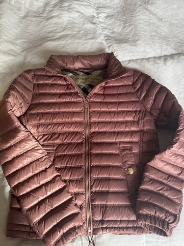 Autentica giacca trapuntata Burberry Diamond rosa taglia extra small - Foto 2 di 10