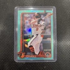 Tyler O'Neill 2025 Topps Chrome Aqua Refractor /199 #290