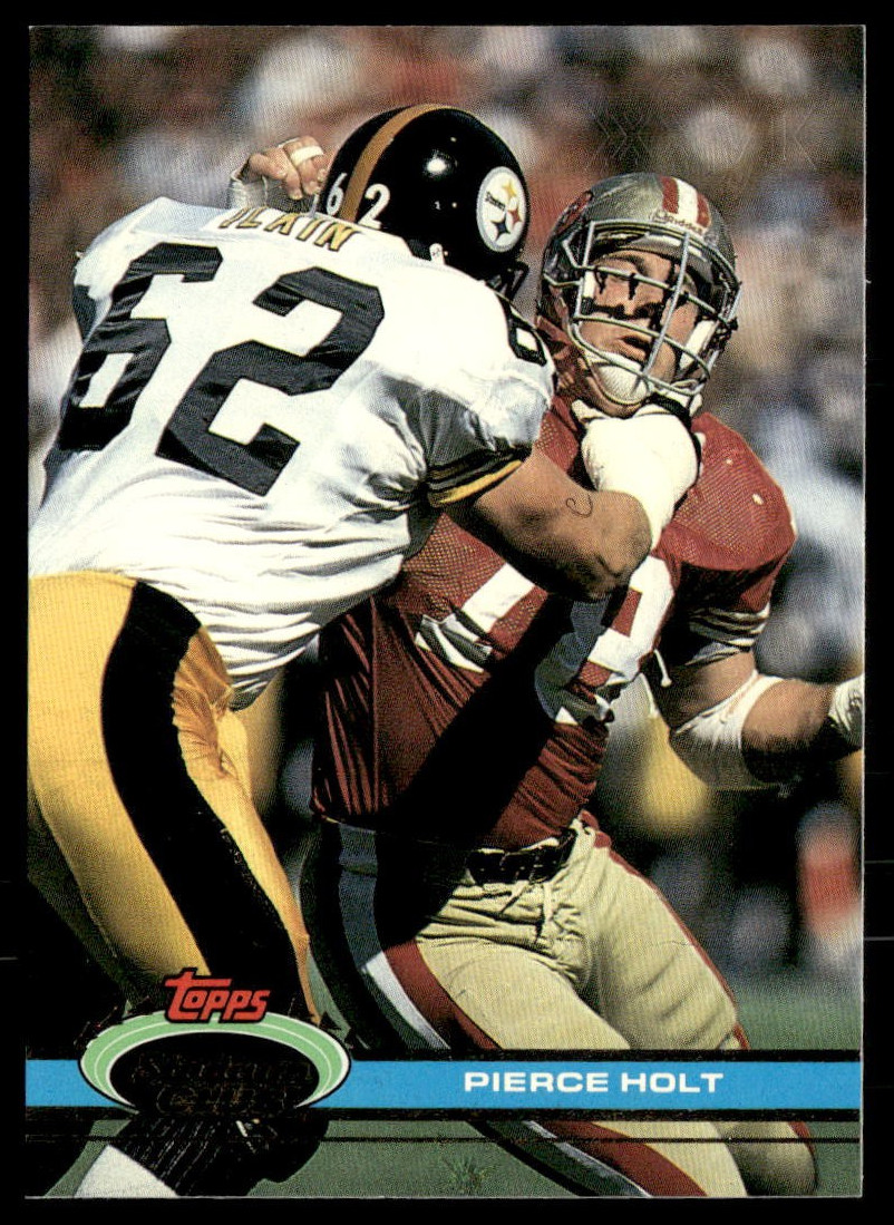 1991 Topps Stadium Club Super Bowl XXVI Pierce Holt #438
