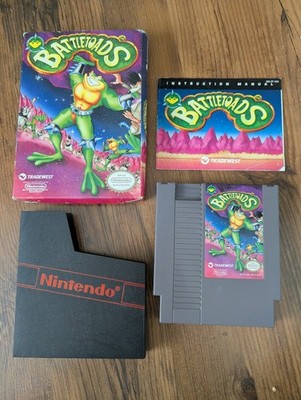 Battletoads NES Box Manual CIB Tested