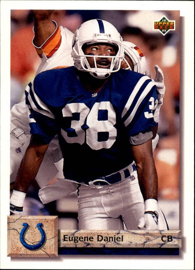 1992 Upper Deck #327 Eugene Daniel - FB