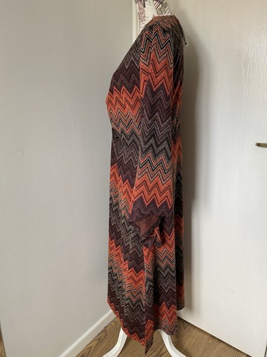 Joe Browns Boho-Inspired Zigzag Print Long Sleeve Dress – Size 18-New with Tags - Picture 5 of 14