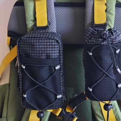 Polyester Adventure Bag With Modular Storage For Trail Phones Radios