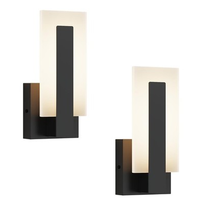 2er Pack moderne LED Wandleuchten, 3000K Leuchten zum Wohnen