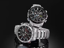 CASIO EDIFICE EQB-501XDB/XD-1AJF Bluetooth Sport Solar Watch Silver from Japan  