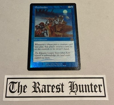 MTG - Overburden - LP/MP - Rare - Foil - Prophecy - 39/143