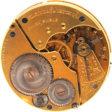 1914 ELGIN POCKET WATCH MOVEMENT 17454062 GRADE 293 16s 7j OT2