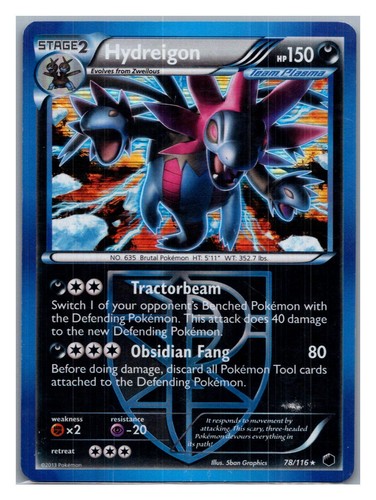 Hydreigon 78/116 | HP | Plasma Freeze | Pokemon - 2013