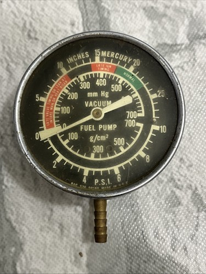 #ad #ad VINTAGE RAC VACUUM amp; FUEL PUMP TESTER MODEL 536 90180 MADE IN USA ^3258 $13.59