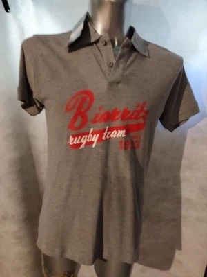 POLO BURRDA SPORT BO BIARRITZ OLYMPIQUE RUGBY TEAM M  NEUF - Photo 1/4