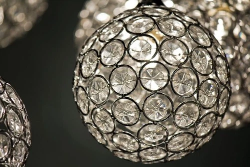 ET2 E24023-20PC Brilliant Xenon Mini Pendant in Polished Chrome w/Crystal Glass - Picture 2 of 3