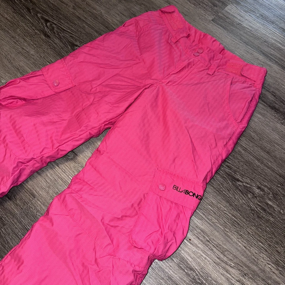 Usado en excelente estado! Pantalones de nieve Billabong rosa lila para niña. Talla 12. Foto 4 de 4