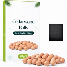 Cedar Wood Moth Repellent for Wardrobes Original Moth Balls for Clothes